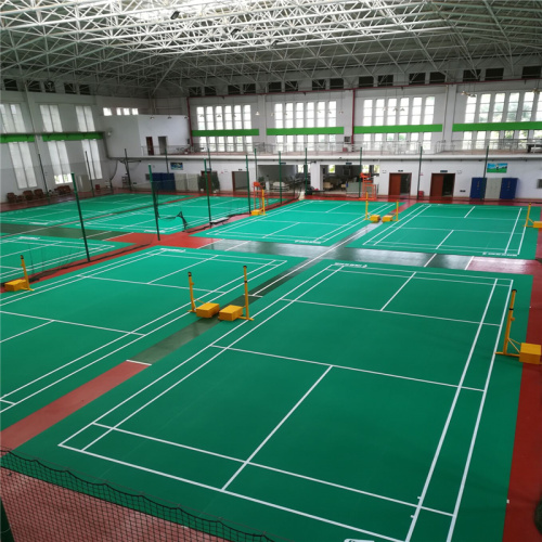 PVC Badminton flooring with BWF III Certificate