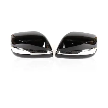 MAICTOP Auto Parts Car Side Mirror Cover Black for LX570 2016-2021