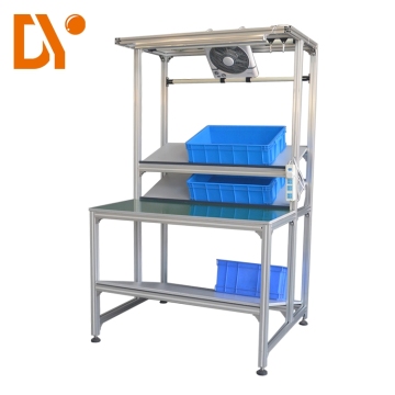 Tabla de trabajo de aluminio ESD DY171 - Banco de trabajo de la línea de ensamblaje para taller