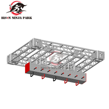 Indoor Ninja Warrior Course Equipment for Sale