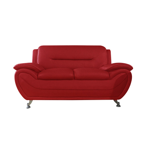 BUENA CALIDAD Sala de estar Cuero Loveseat Sofá cama