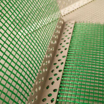 Perforated PVC Corner with Fiberglass Mesh Bead