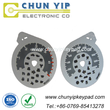 2D digital speedometer membrane overlay panel supplier
