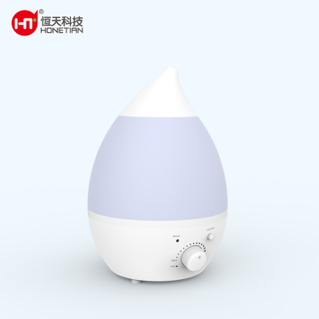 HONETIAN 7 colors night light knob control large mist output 1.3L capacity custom colors indoor ultrasonic cool mist humidifier