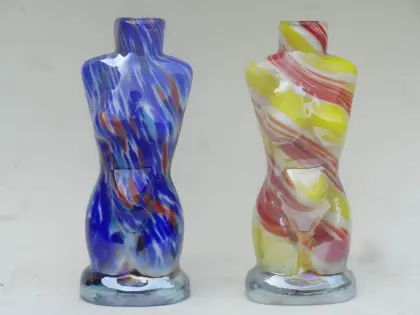colored soft glass bongs/pipes & hookahs