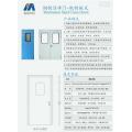 customized clean door galvanised frame