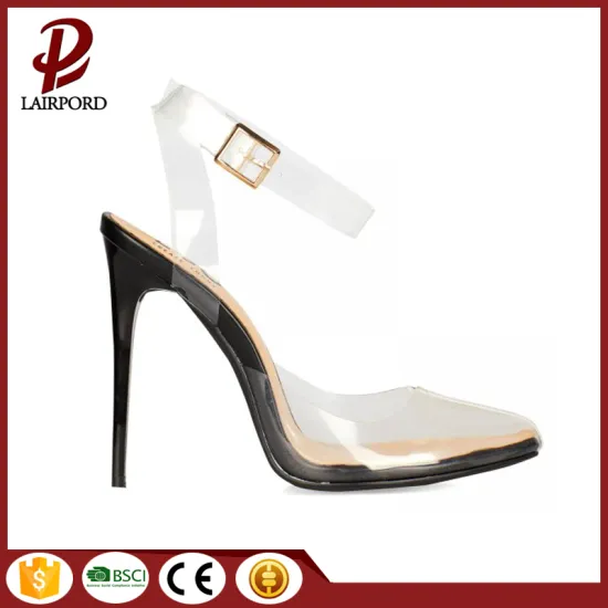 PVC high heel summer beautiful girls sandals