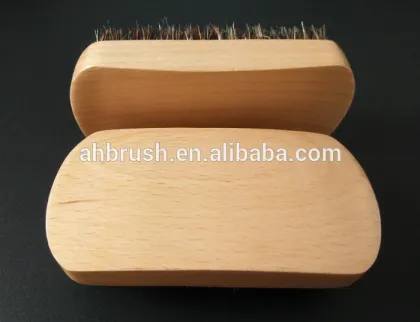 Nature wooden handle faced cleaning beard shaved brush with pure bristle