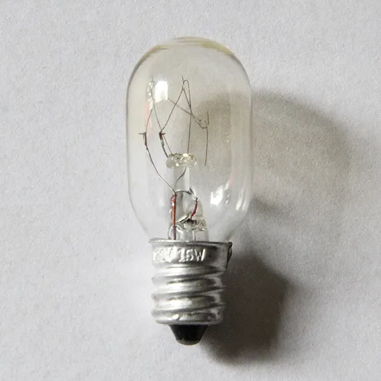 T20 220V 5W Tubular Incandescent Filament Bulb for Home Decoration