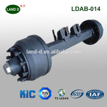 Manufacture For Sale Inboard Drum Square 150 Rear Track 1850 Germany Type Heavy Duty Truck 16T Semi Trailers Axles