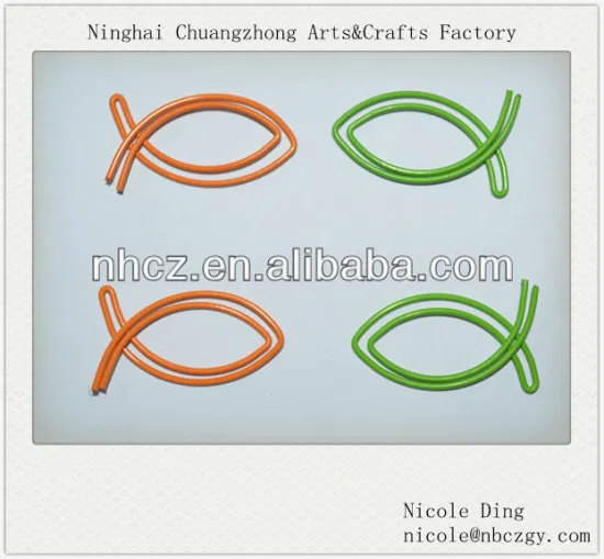 Fish Shaped Paper Clips