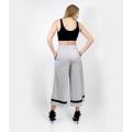 Loose Fit Bow Front Carpi Pants