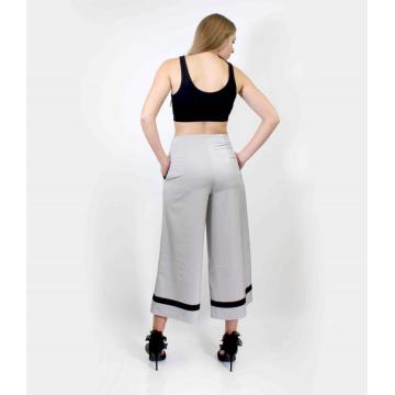 Loose Fit Bow Front Carpi Pants