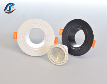 GU10/MR16 Recessed Downlight Fixture Frame for LED Spotlights
