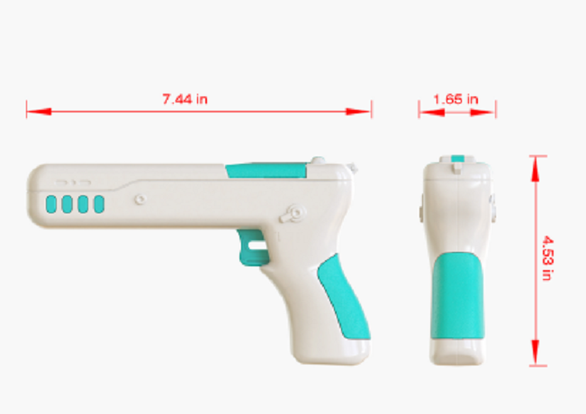 Teamed Cat Gun Toy Details 6