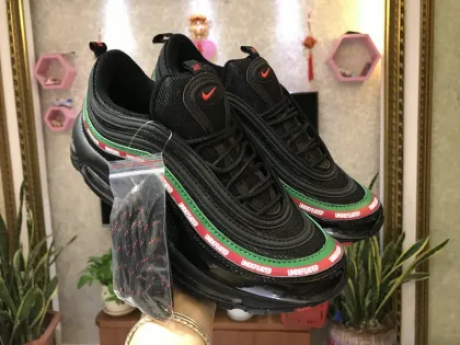 Undefeated x Air Max 97 in black shoes for men on sale