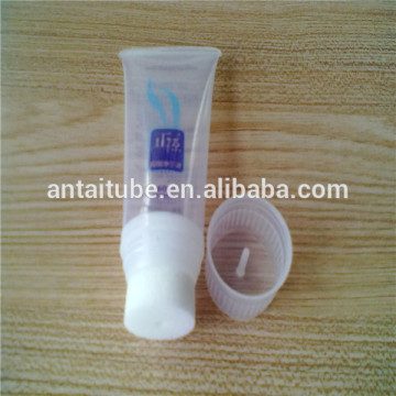 75ml Soft Semi transparent Plastic Packaging Tube With Sponge Applicator