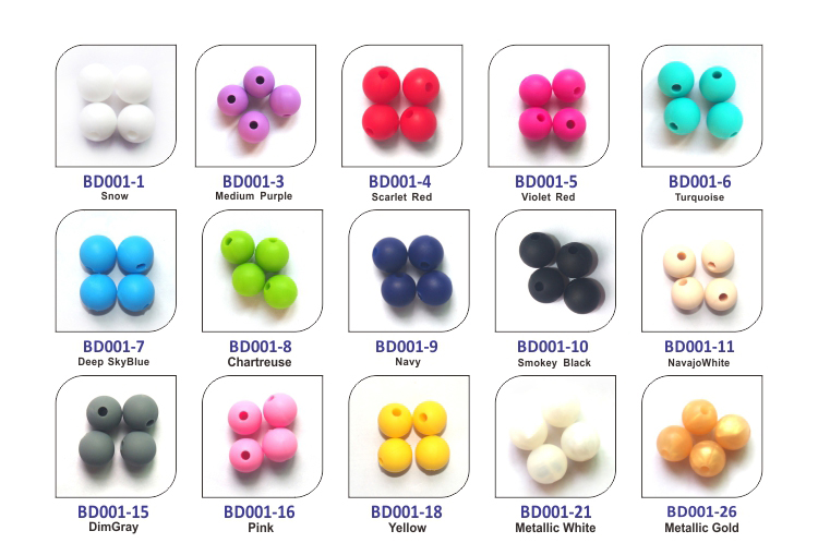 bpa free silicone teething beads