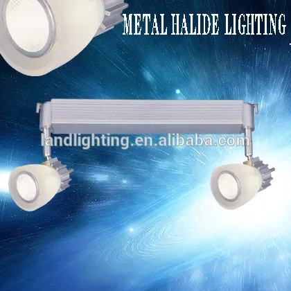 black ,chrome track light