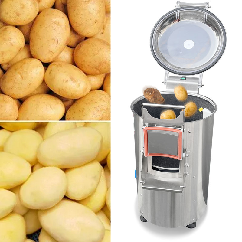 آلة تقشير آلة البطاطا الكهربائية البطاطا