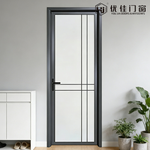 Минималистская линия стеклянной двери