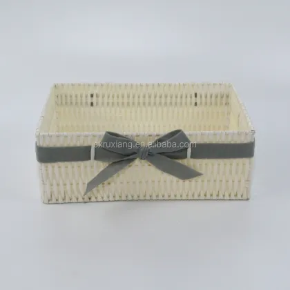 Rattan Home Woven Storage Baskets (Set of 3)