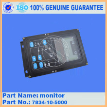 Komatsu spare parts PC130-7 monitor 7835-10-5000 for Cabin parts