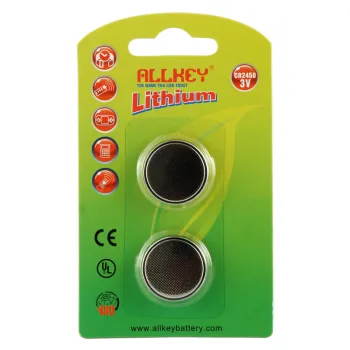 CR2450 Lithium Button Cell Battery with Pravite Brand
