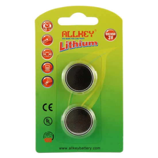 CR2450 Lithium Button Cell Battery with Pravite Brand