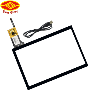 10.1 Inch Waterproof Capacitive Touch Screen Panel with AF Coating and Smart Mirror Technology