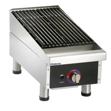 Commercial Desktop Gas Lava Rock Grill for Commercial Kitchen