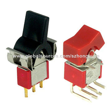 Mini toggle switches with 5A current, RoHS and REACH