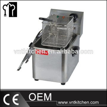 counter top electric fryer(1-tank 1-basket)