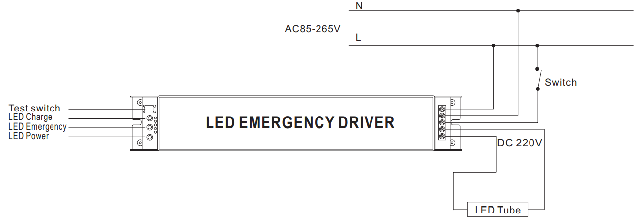 T8 emergency driver kit