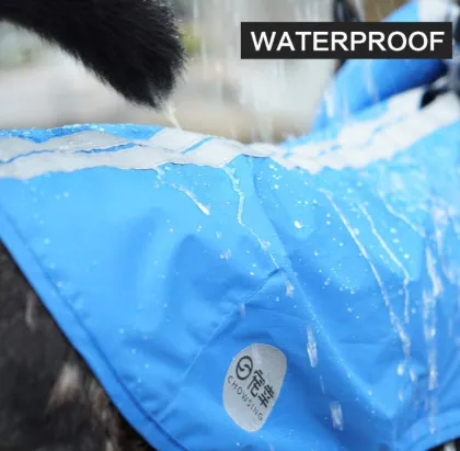 Reflective Dog Raincoat Hood