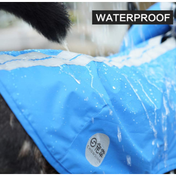 Reflektierende Hunde-Regenmantelhaube