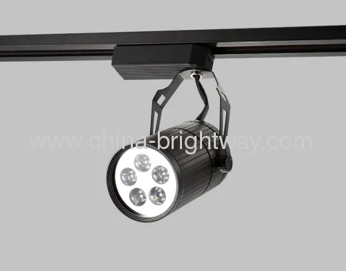 Aluminium 5x1w Led Track Light 