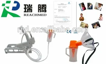 Out door use pump nebulizer with face mask