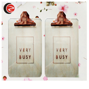 Rose Gold Logo Printing PS A4 Clipboard