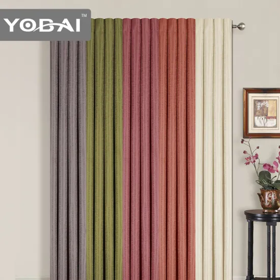 Korean Curtain Finished Products for Living Room Window Decor