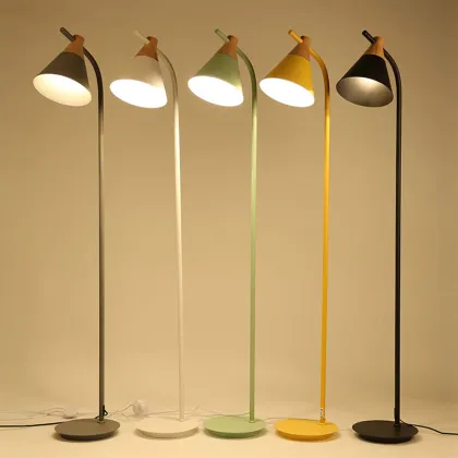 Colorful Macaron Floor Lamp for Living Room and Study