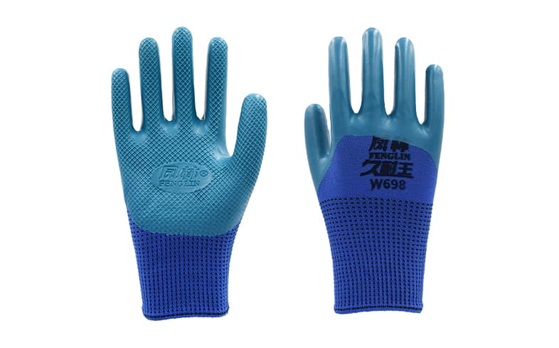 Large embossed gloves