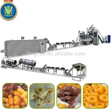 Corn snack bar making machine equipment french fries snack machine