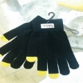 Guantes de pantalla táctil personalizados W / Logo - Negro