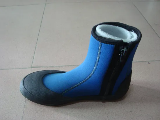 Professional comfortable mens slip-resistant cut-resistant customerize 5mm neoprene dive boots