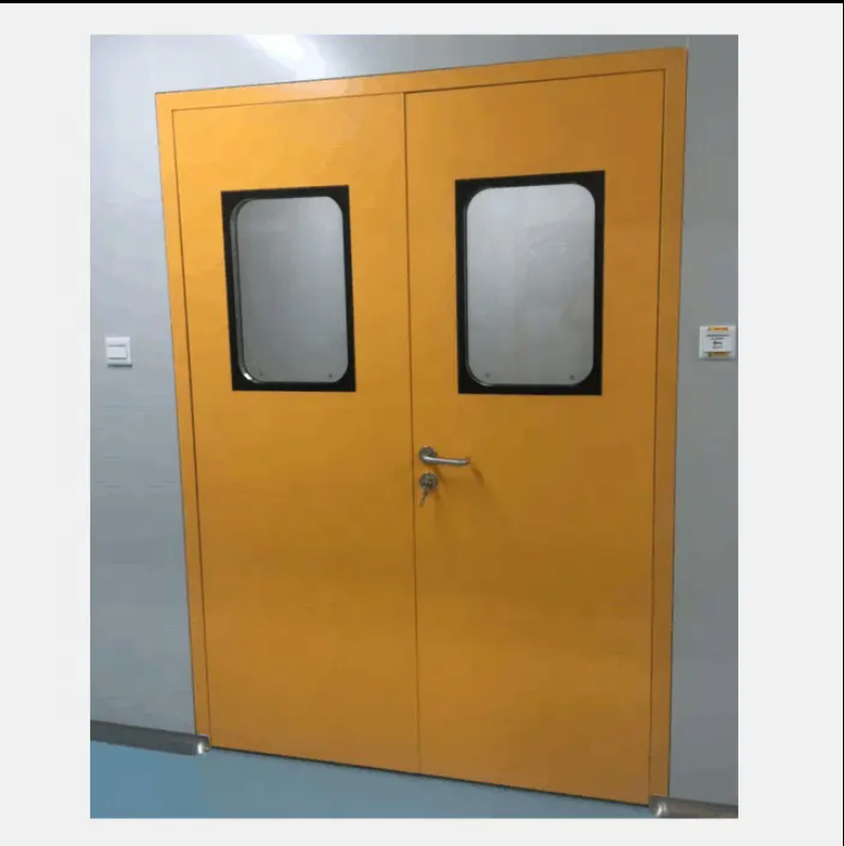 powder coated flush door for clean room hospital