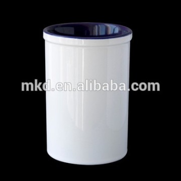 Meikeda blank sublimation pen holder with blue color inside