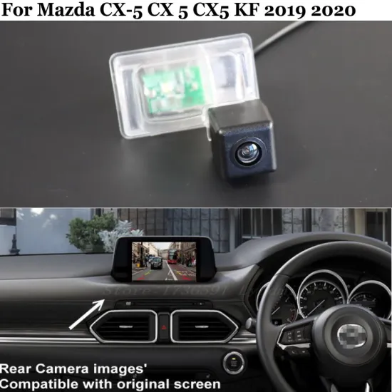 For Mazda CX-5 CX 5 CX5 KF 2019 2020 28 Pins Adapter cable Reverse Camera CCD Night Vision Car Rear View Camera For OEM Monitor