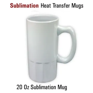 20oz Customized Ceramic Beer Mug For Sublimation