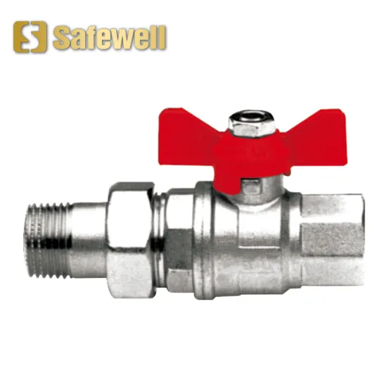 C.P. Full-Flow Ball Valve "Seven threads"with union connection, with T handle